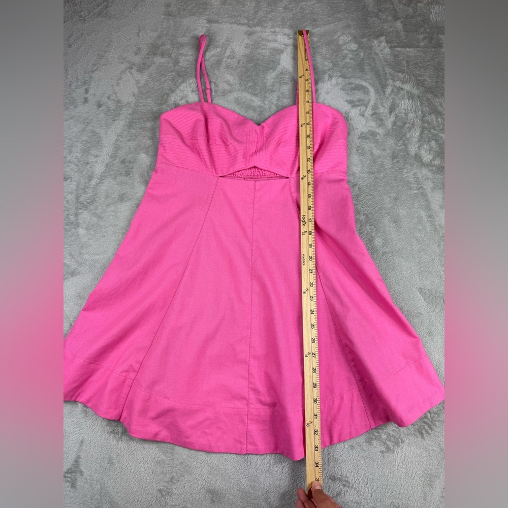 Moon river hot pink dress sz large - Picture 5 of 9